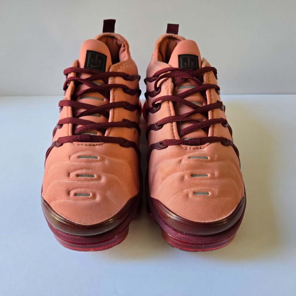 Nike Air VaporMax Plus Peach Maroon Gradient Women's 8 - Picture 2 of 8